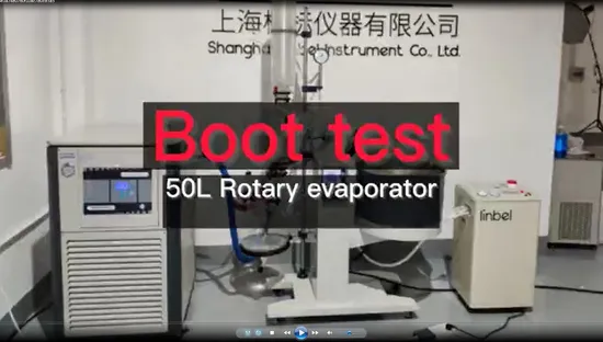 Vacuum Distillation Glass Rotary Evaporator 50 Liter System with Electrical Lift